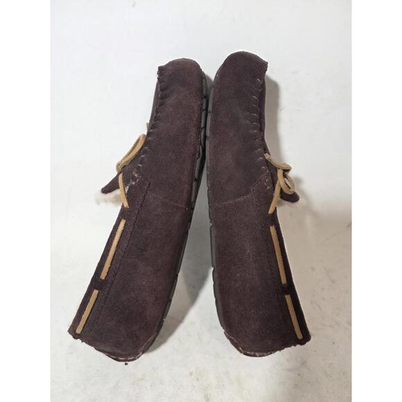 UGG Men's Olsen Slippers Espresso Brown House Shoes Moccasins indoor outdoor 11 - Picture 7 of 16